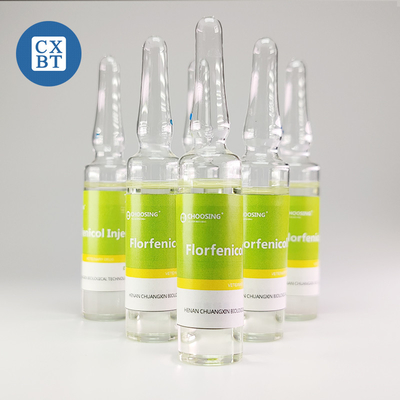 Veterinary Injectable Drugs Antibiotics Florfenicol Injection 10ml For Enteritis / Bloody Dysentery