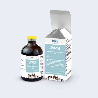 Veterinary Injectable Drugs 30% Metamizole Sodium Injection Antipyretic and Analgesic Effects