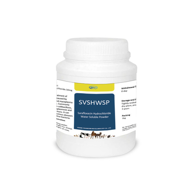 Oral Water Soluble Antibiotics Sarafloxacin Hydrochloride Water Soluble Powder