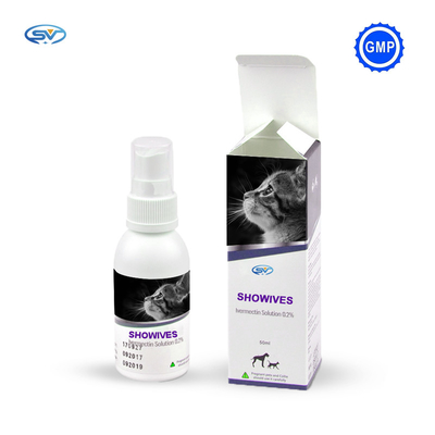 Slightly Viscous Veterinary Medicine Ivermectin Solution Pet For Cats Dogs