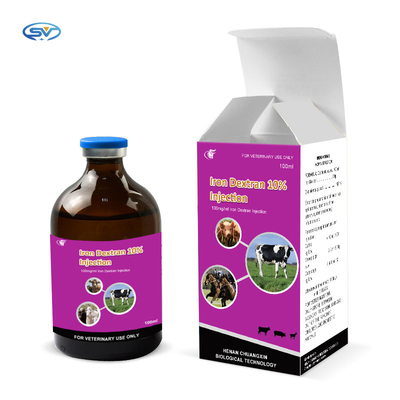 Iron Dextran Injection 10% Veterinary Medicine Drug For Cattle Sheep Goats