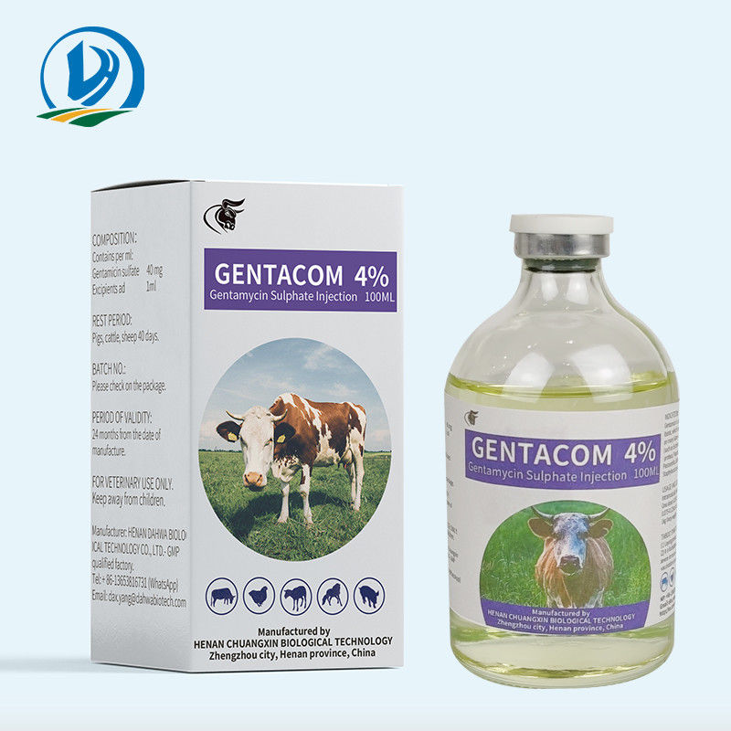 Gentamicin Sulphate Veterinary Antiparasitic Drugs 10% Broad Spectrum Antibiotics