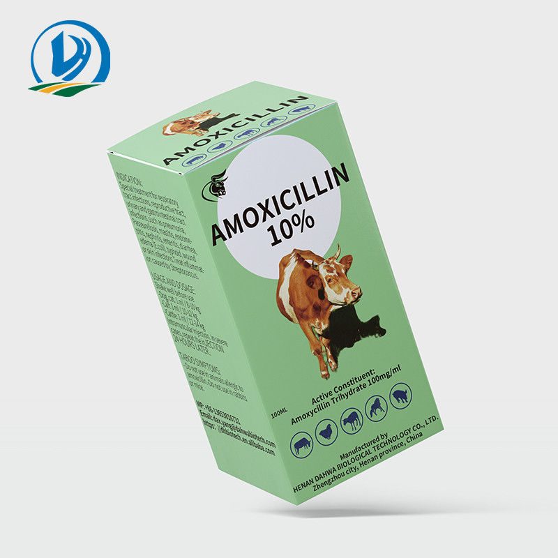 Calves Veterinary Medicine Drugs 150mg/ml 10% Amoxicillin Intramuscular Injection