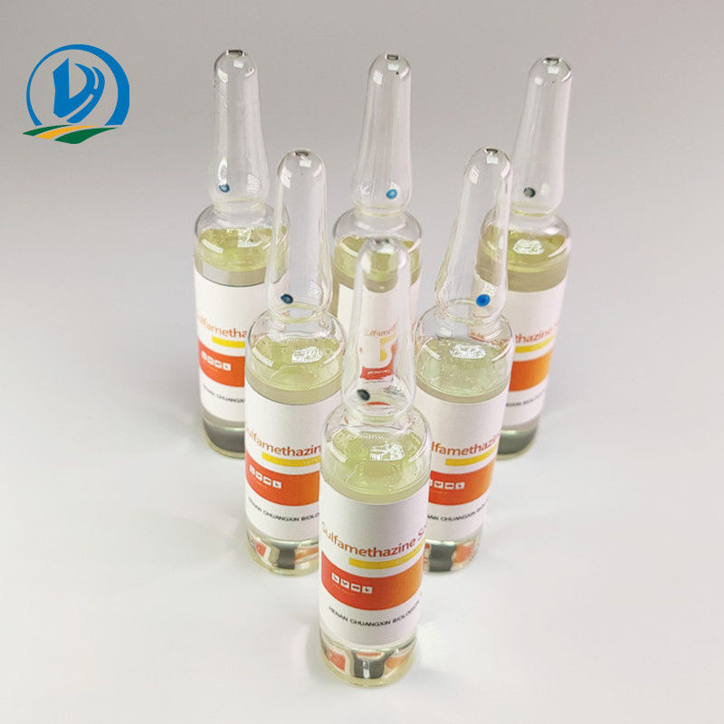 Toxoplasmosis Veterinary Injectable Drugs Red Clear Liquid Sulfamonomethoxine Sodium