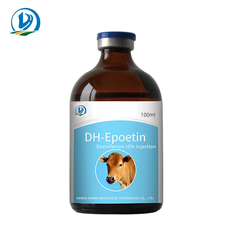 OEM Antianemic Veterinary Injectable Drugs Dark Brown 10% Dextrose Anhydride Injection