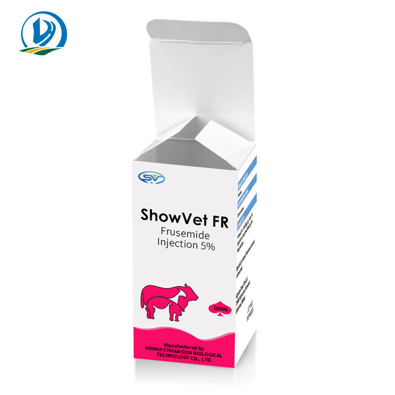 10ml - 500ml Veterinary Injectable Drugs Furosemide Injection 5% For Veterinary Use