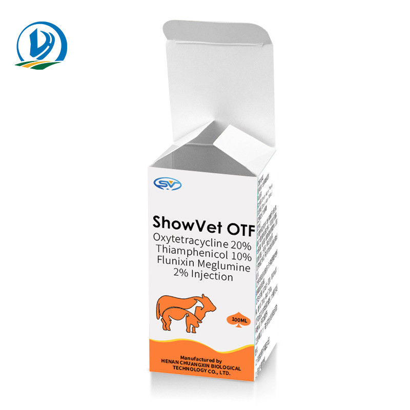 Veterinary Oxytetracycline 20% And Thiamphenicol 10% And Flunixin Meglumine 2% Injection