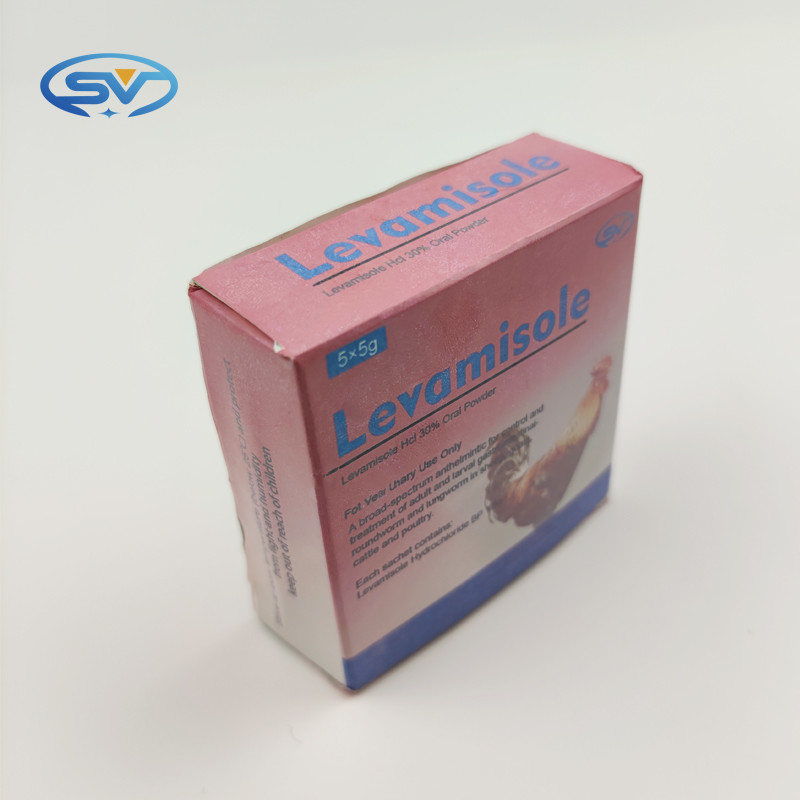 CAS 16595-80-5 Veterinary Antiparasitic Drugs 30% Levamisole Hydrochloride