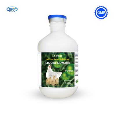 Veterinary Oral Solution Medicine Mixed Feed Additive Glycine Oral Solution For Improve Immunity Of Poultry