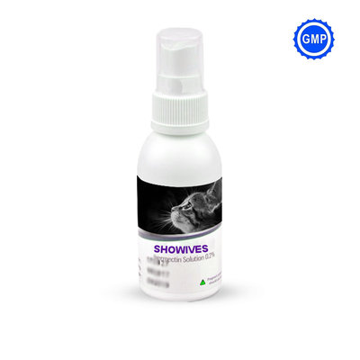 Veterinary Injectable Drugs Slightly Viscous Ivermectin Solution Pet For Cats Dogs