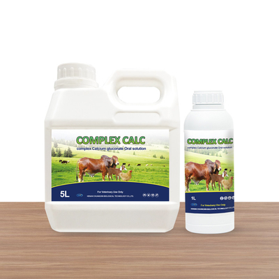 Complex Calcium Gluconate Oral Solution For Cattle Sheep Horses