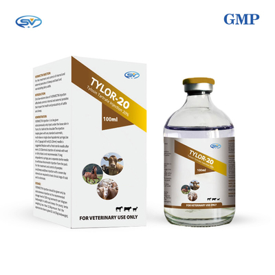 Veterinary Injectable Drugs 20% Tylosin Tartrate Injection For Cattle Camel Sheep Horses Livestock