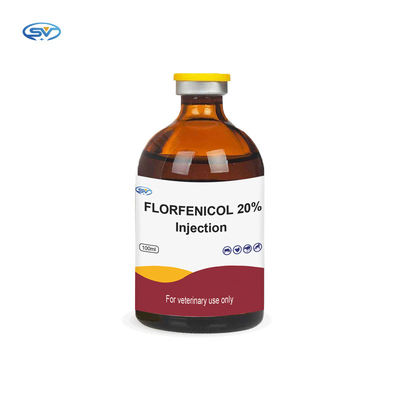 Veterinary Injectable Drugs 200mg/Ml Florfenicol Injection For Treatment Of Bacterial Diseases In Cattle Sheep Pigs