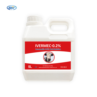 Veterinary Oral Solution Medicine Ivermectin 0.2% Oral Solution For Cattle And Sheep