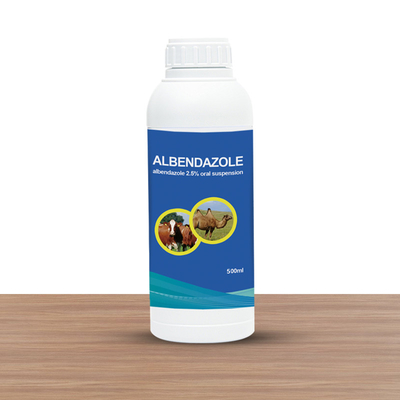Veterinary Oral Solution Medicine Albendazole 2.5% Oral Suspension For Cattle Goats
