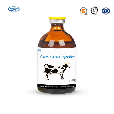 OEM  Veterinary Injectable Drugs Vitamin Ad3e Injection For Animal Cattle Horses
