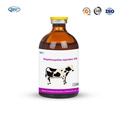 Veterinary Oxytetracycline Hydrochloride Injection Anti Respiratory Oxytetracycline Injection 5%