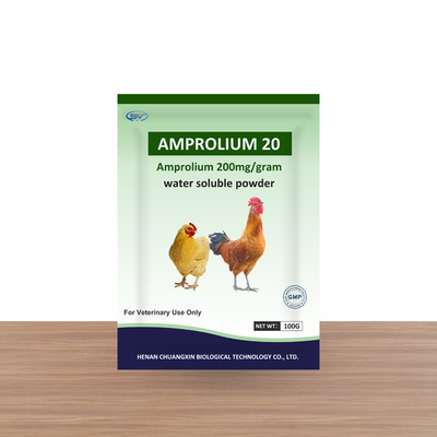 Water Soluble Antibiotics Amprolium 20% Water Soluble Powder For  coccidiostat