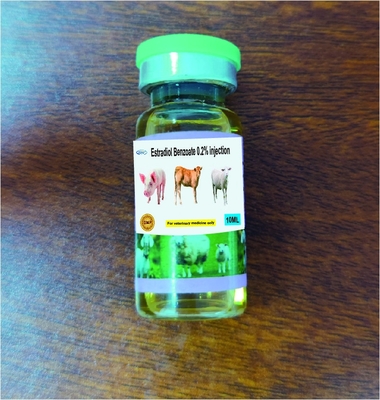 Veterinary Injectable Drugs with 0.2% Estradiol Benzoate Injection 10ml For Animal Estrus