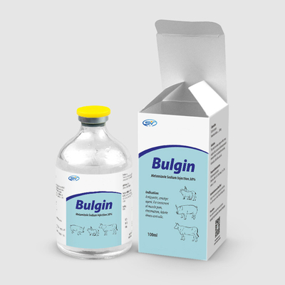 Veterinary Injectable Drugs 30% Metamizole Sodium Injection Antipyretic and Analgesic Effects