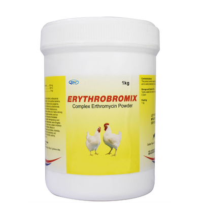 Antibacterial Veterinary Medicine Drugs Complex Erythromycin Powder