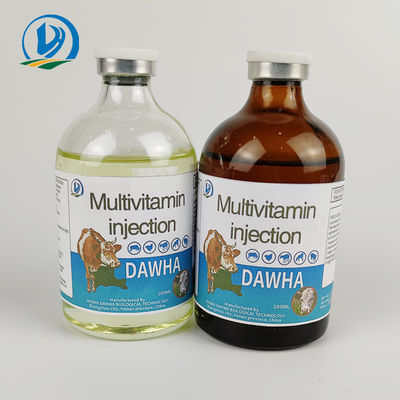 Complex Vitamin B Veterinary Injectable Drugs For Cattle Sheep 50ml / 100ml