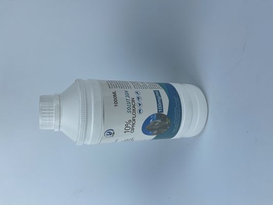 Gastrointestinal Ciprofloxacln 10% Oral Solution Medicine Light Yellow Liquid Antibacterial Drug