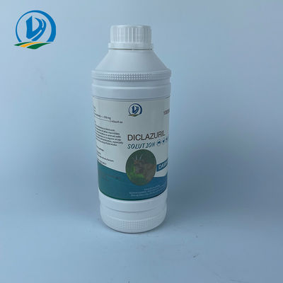 1000ml Diclazuril 2.5% Oral Solution Amber Transparent Liquid Coccidiostat For Poultry