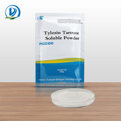 Veterinary Water Soluble Antibiotics 74610-55-2 20% 50% Tylosin Tartrate Soluble Powder For Birds Fowl