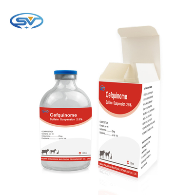 Cefquinome Sulfate 2.5% Suspension Veterinary Injectable Drugs For Cattle Calves Sheep Horses Dogs Cats