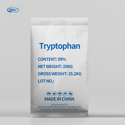 CAS No 73-22-3 Animal Feed Additives High Purity Amino Acid 99% L Tryptophan Powder