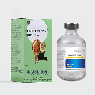 Veterinary Injectable Drugs Cattle Tilmicosin Phosphate Subcutaneous Tilmicosin Injection 30% CAS108050-54-0