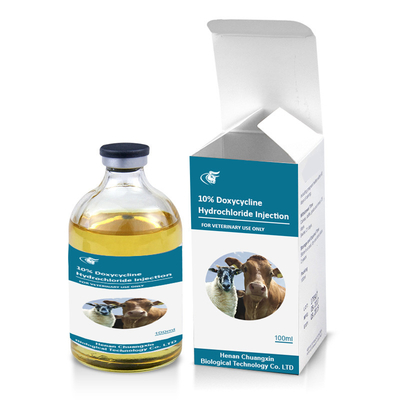 Veterinary Injectable Drugs Factory Direct Supply Doxycycline Hydrochloride HCL Injection 10% Veterinary Use
