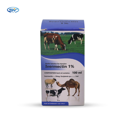 Veterinary Injectable Drugs Raw Materials Ivermectin 1% For Injection Antiparasitic Drugs