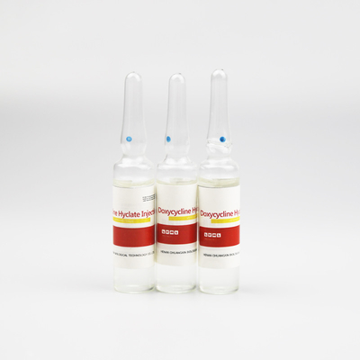 Veterinary Injectable Drugs Doxycycline Hydrochloride HCL Injection 10ml For Sheep Goat Cow